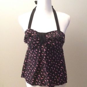 Flamingo swimsuit top